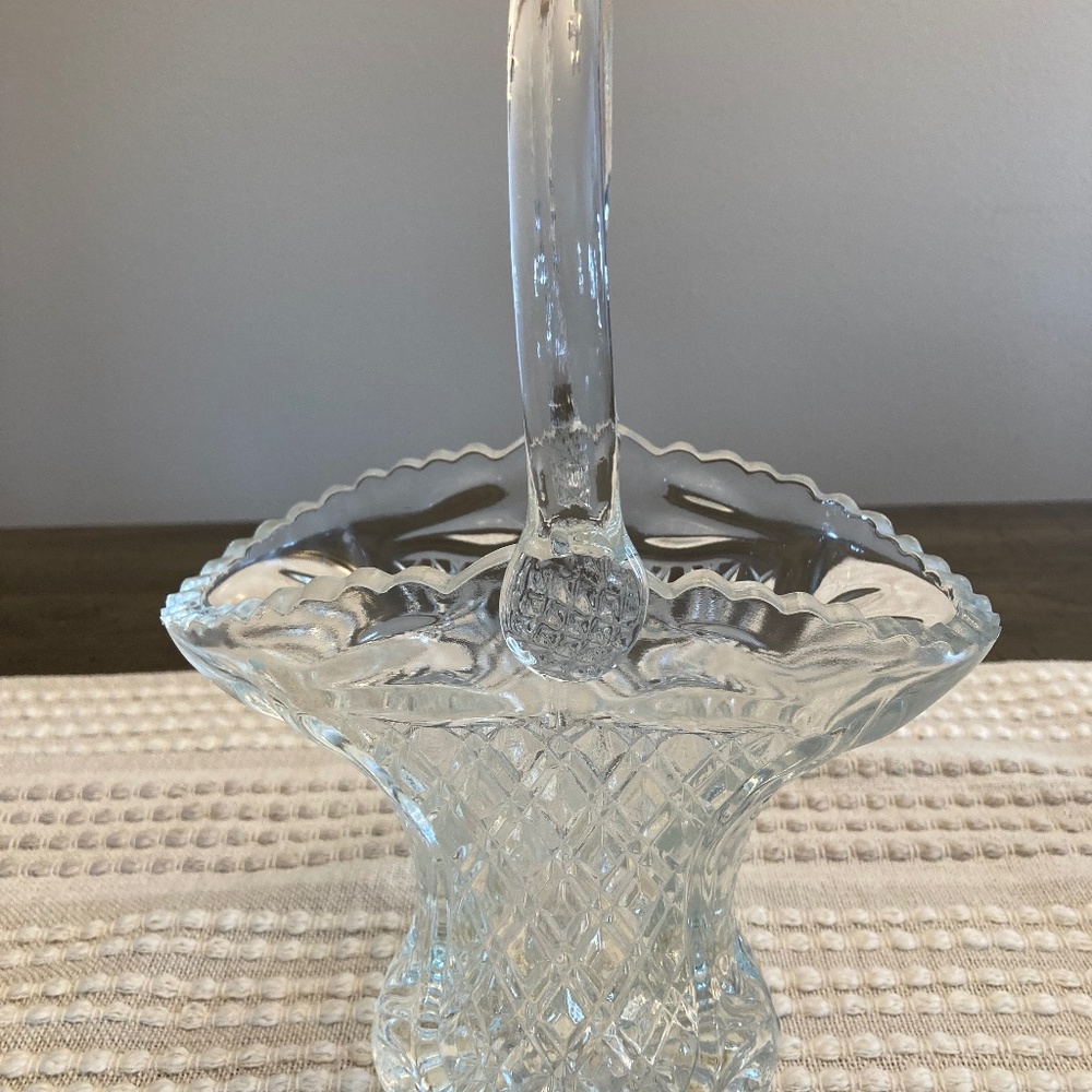 Princess House Lead Crystal Easter Basket